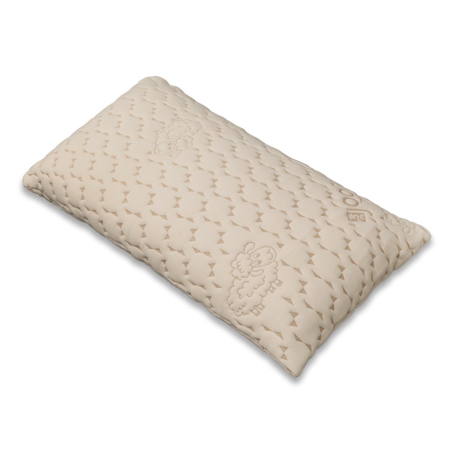 Μαξιλάρι Latex Low με κάλυμμα Wool